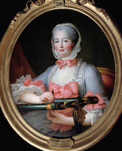 Porträt von Jeanne Antoinette Poisson, Marquise von Pompadour (bekannt als Madame de Pompadour) von Francois Hubert Drouais