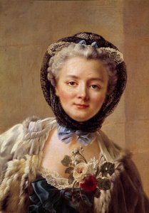 Porträt von Madame Drouais, geborene Anne Francoise Dore, Ehefrau des Malers