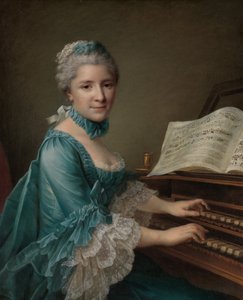 Porträt einer Frau, angeblich Madame Charles Simon Favart..., 1757