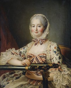 Porträt der Marquise de Pompadour 1721-1764 von Francois Hubert Drouais