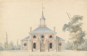 Erhebung für die geplante Mühle in Méréville von Francois Joseph Belanger