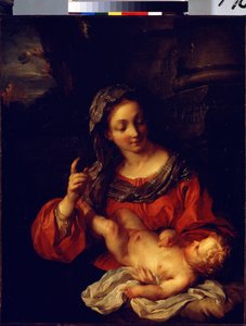 Die Madonna mit Kind von François Lemoyne