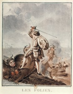 Figaro im Kampf mit einer Harpyie, ca. 1786
