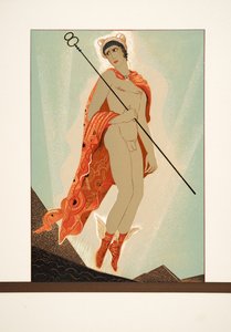 Hermes aus Prométhée Enchaîné von Aeschylus, veröffentlicht 1941 von Francois Louis Schmied