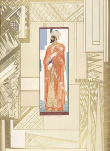 Mann mit Turban, mit modernem Design