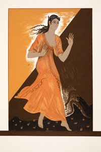 Pandora aus Prométhée Enchaîné von Aeschylus, veröffentlicht 1941 von Francois Louis Schmied