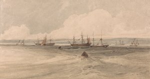 Blick auf Sheerness von Francois Louis Thomas Francia