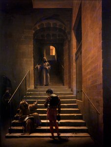 Klosterinnenraum in Rom von Francois Marius Granet