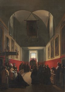 Huldigung an einen Bischof, 1839 von Francois Marius Granet