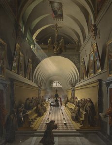 Interieur eines Kapuzinerklosters, ca. 1820 von Francois Marius Granet