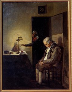 Schlaf. Gemälde von François Marius Granet (1775-1849) 19. Jahrhundert Aix-en-Provence, Musée Granet