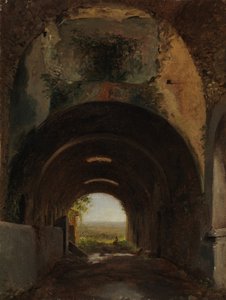Ansicht der Ställe der Villa des Maecenas, Tivoli