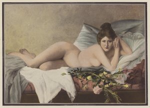 Verwelkte Blumen von einem Liebhaber von Francois Maurice Lard