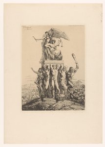 Allegorische Darstellung mit Justitia und der Wahrheit