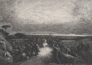 Kampagne von Rom, 19. Jahrhundert von Francois Nicolas Chifflart