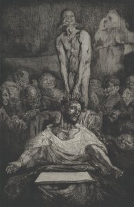 Teufelei, 19. Jahrhundert von Francois Nicolas Chifflart