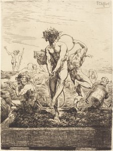 Weinlese von Francois Nicolas Chifflart