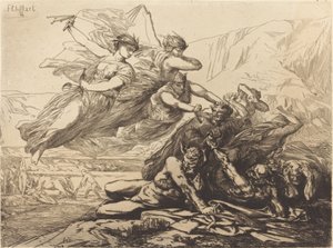 Gerechtigkeit, Rache und Wahrheit von Francois Nicolas Chifflart
