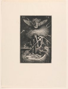 Titelseite für "Douze eaux-fortes" von Francois Nicolas Chifflart