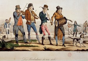 Troubadoure von Francois Nicolas Martinet, Druck, Frankreich von Francois Nicolas Martinet