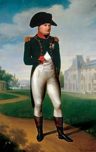 Porträt von Napoleon Bonaparte, gekleidet als Konsul, in Malmaison. 1804
