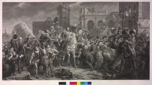 Heinrich IV. von Frankreich in Paris am 22. März 1594 von Francois Pascal Simon Baron Gerard