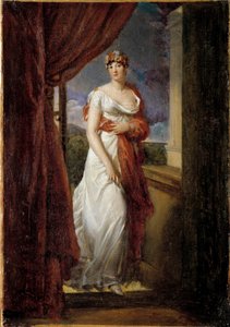 Ganzkörperporträt von Madame Tallien, geborene Cabarrus, Prinzessin von Caraman - Chimay (1773-1835) Gemälde von Francois Gerard (1770-1837) 1804