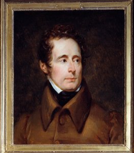 Porträt von Alphonse de Lamartine (1791-1869), französischer Schriftsteller und Politiker. Gemälde von François Gérard (1770-1837)