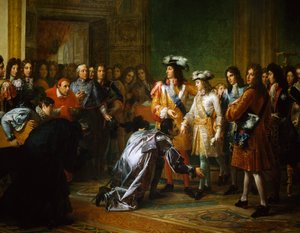Anerkennung des Herzogs von Anjou als König von Spanien, Gemälde von Francois Gerard, Spanien