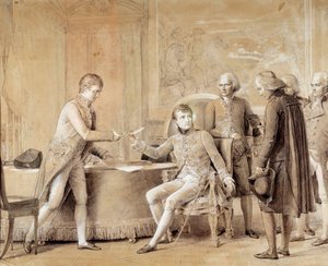Unterzeichnung des Konkordats zwischen Frankreich und dem Heiligen Stuhl durch den Ersten Konsul am 15. Juli