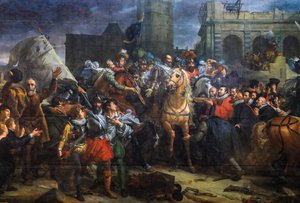 Die Ankunft von Heinrich IV. in Paris