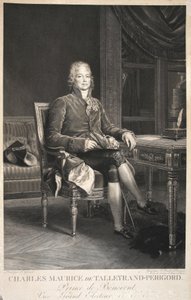 Charles Maurice de Talleyrand-Perigord, Prinz von Benevent, Vize-Großwähler, veröffentlicht 1809