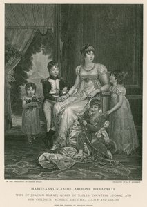 Marie-Annunciade-Caroline Bonaparte von Francois Pascal Simon Gerard