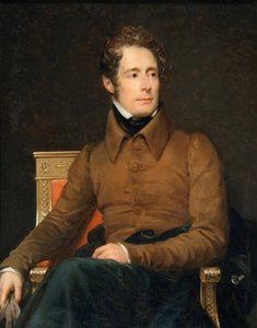 Porträt von Alphonse-Marie-Louis de Prat de Lamartine von Francois Pascal Simon Gerard