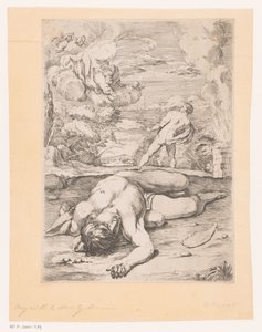 Kain tötet Abel von Francois Perrier