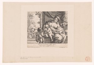 Maria mit Kind, Johannes der Täufer und Lamm