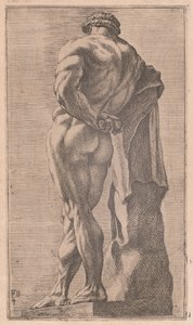 Der Farnesische Herkules, von hinten gesehen [Tafel 4]