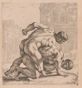 Die Medici-Ringer, Seitenansicht, nach rechts gedreht [Tafel 35]