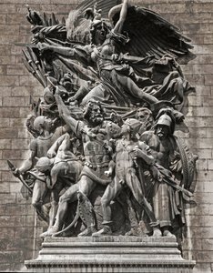 Abreise der Freiwilligen von 1792 oder La Marseillaise (Steinrelief) von Francois Rude