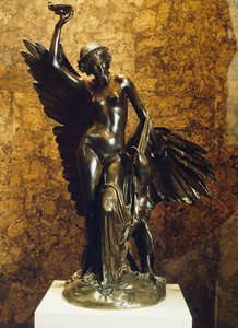 Hebe und der Adler des Jupiter, modelliert ca. 1852 gegossen ca. 1860-80 von Francois Rude