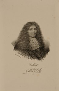 Porträt von Jean Baptiste Colbert (1619-83) von Francois Seraphin Delpech