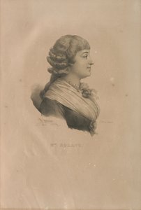 Porträt von Madame Roland 1754-1793, 1825