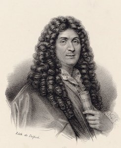 Porträt des Komponisten Jean-Baptiste Lully 1632-1687 von Francois Seraphin Delpech