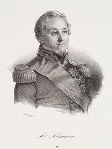 Porträt von Horace Sébastiani von Francois Seraphin Delpech