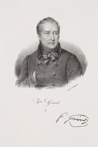 Porträt des Malers François Gérard von Francois Seraphin Delpech