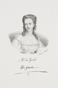 Porträt der Schriftstellerin Félicité de Genlis von Francois Seraphin Delpech