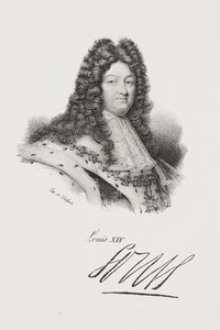 Porträt von König Ludwig XIV. von Francois Seraphin Delpech