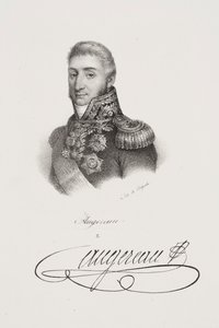 Porträt von Marschall Charles Pierre François Augereau von Francois Seraphin Delpech