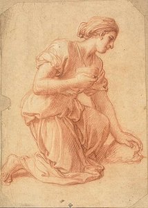 Kniende Frau von Francois Verdier