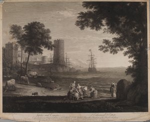 Jupiter und Europa von Francois Vivares